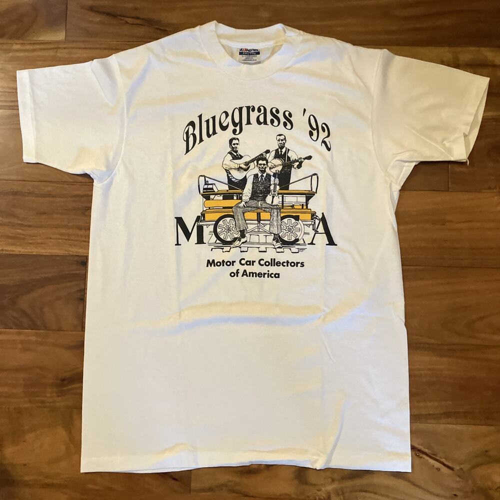 VTG 1992 MCCA Bluegrass Railroad Motorcar Collector T Shirt Large USA Rare Hanes